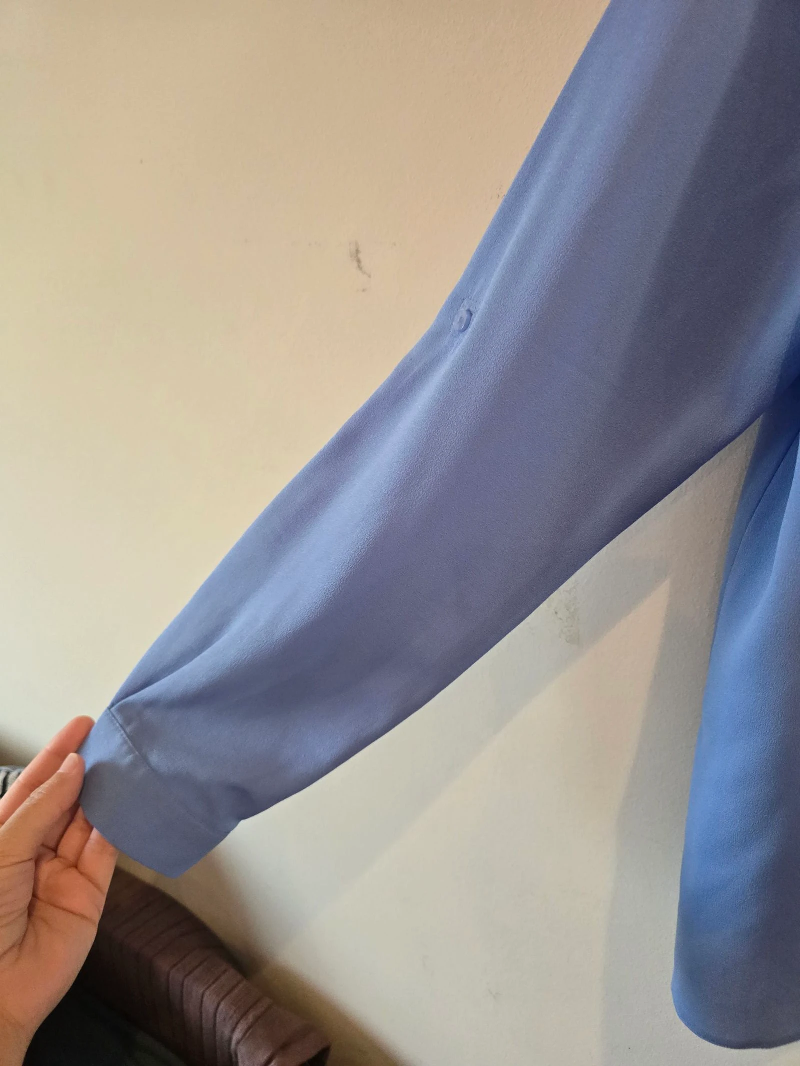 Blouse bleue fermée de Primark – photo 4